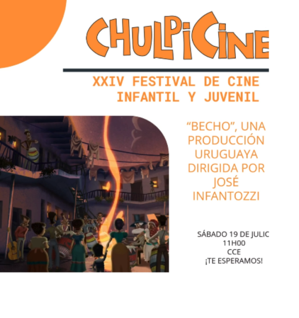 Sábado 19 de julio a las 11h00 - Casa de la Cultura Ecuatoriana Película Animada "Becho"