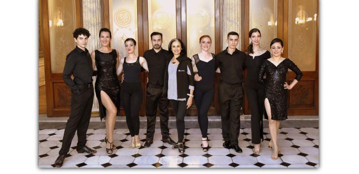 Bailarines: Richard Camejo , Alfonsina Machado, Guadalupe Prince, Angeline Maldonado, Guillermo Puentes, Victoria Cocchiararo, Camila Rocha y Kelvin Cal, bajo la dirección coreográfica de la Mag. María Inés Camou