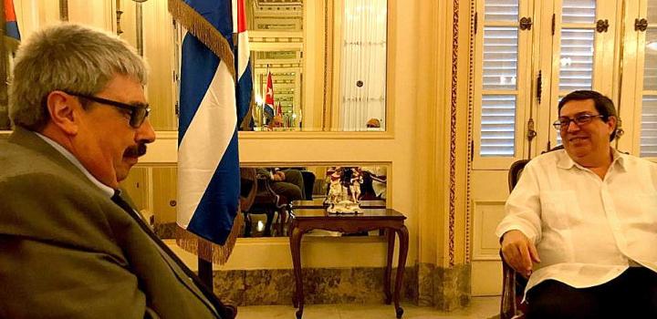 Reunión de trabajo entre el Subsecretario Ariel Bergamino y el Canciller de Cuba, Bruno Rodríguez Parrilla Reunión de trabajo entre el Subsecretario Ariel Bergamino y el Canciller de Cuba, Bruno Rodríguez Parrilla