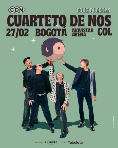 Presentación Cuarteto de Nos en Bogotá Presentación Cuarteto de Nos en Bogotá