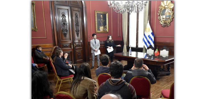 Salón Rojo ó Salón de Ceremonial - Día del Patrimonio 2019 en Palacio Santos y Casa Pérsico - la jornada en imágenes