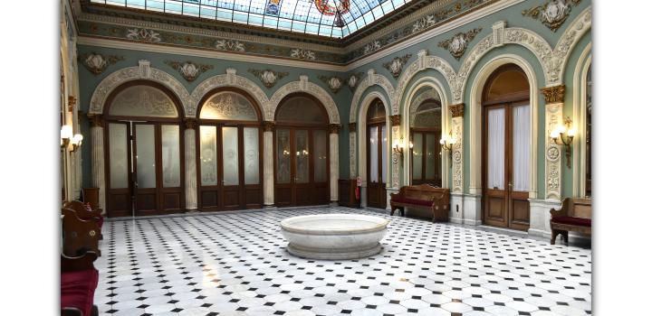 Patio de la fuente - Día del Patrimonio 2019 en Palacio Santos y Casa Pérsico - la jornada en imágenes Patio de la fuente - Día del Patrimonio 2019 en Palacio Santos y Casa Pérsico - la jornada en imágenes