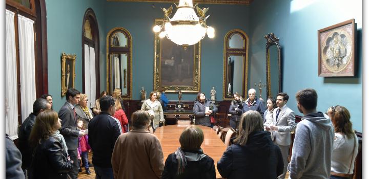 Salón de los Cancilleres - Día del Patrimonio 2019 en Palacio Santos y Casa Pérsico - la jornada en imágenes