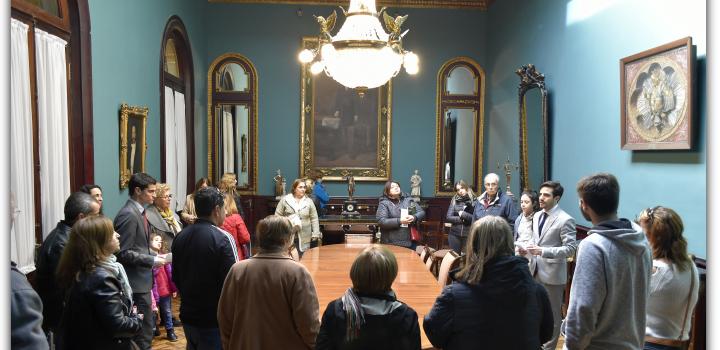 Salón de los Cancilleres - Día del Patrimonio 2019 en Palacio Santos y Casa Pérsico - la jornada en imágenes Salón de los Cancilleres - Día del Patrimonio 2019 en Palacio Santos y Casa Pérsico - la jornada en imágenes