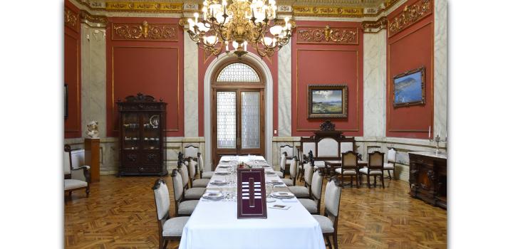 Salón comedor - Día del Patrimonio 2019 en Palacio Santos y Casa Pérsico - la jornada en imágenes Salón comedor - Día del Patrimonio 2019 en Palacio Santos y Casa Pérsico - la jornada en imágenes