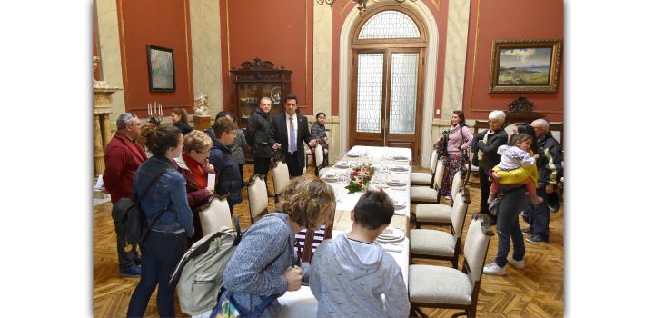 Salón comedor - Día del Patrimonio 2019 en Palacio Santos y Casa Pérsico - la jornada en imágenes