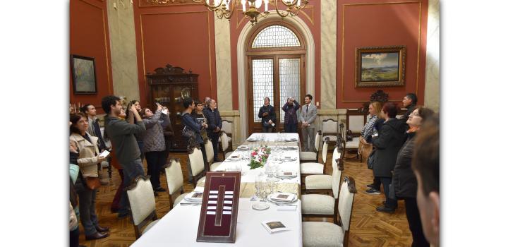 Salón comedor - Día del Patrimonio 2019 en Palacio Santos y Casa Pérsico - la jornada en imágenes Salón comedor - Día del Patrimonio 2019 en Palacio Santos y Casa Pérsico - la jornada en imágenes