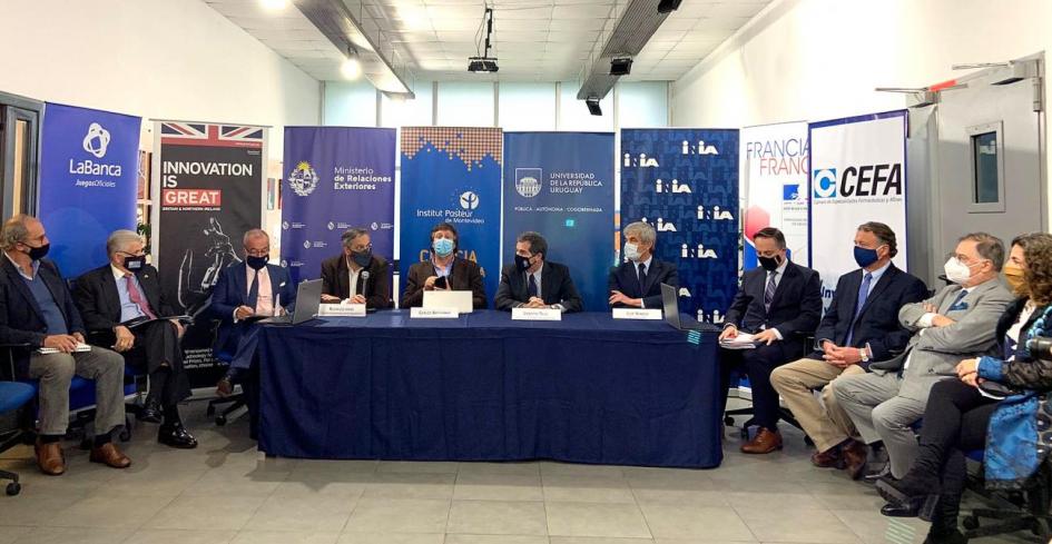 El Instituto Pasteur de Montevideo, la Cancillería, la Udelar y el INIA presentaron el proyecto del Centro de Innovación en Vigilancia Epidemiológica (CIVE) El Instituto Pasteur de Montevideo, la Cancillería, la Udelar y el INIA presentaron el proyecto del Centro de Innovación en Vigilancia Epidemiológica (CIVE)