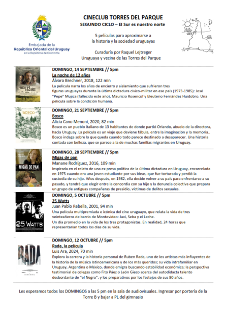 Programación Cine Club Programación Cine Club