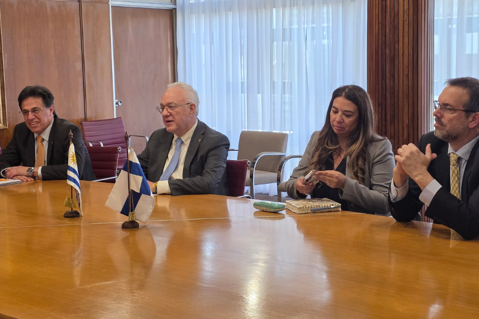 Reunión Canciller con el ministro finlandés de Comercio y Cooperación