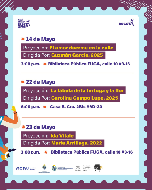 Programación Festival de Cine “Punto de FUGA”