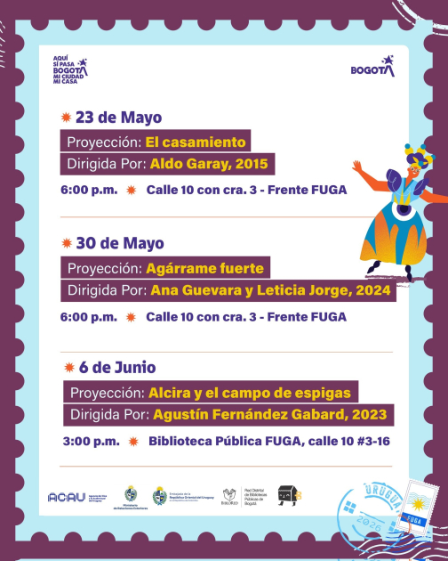 Programación Festival de Cine “Punto de FUGA”