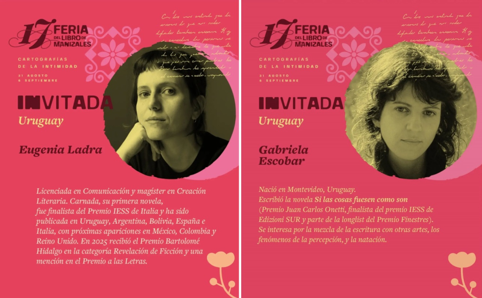 Invitadas internacionales en la 17.ª Feria del Libro de Manizales
