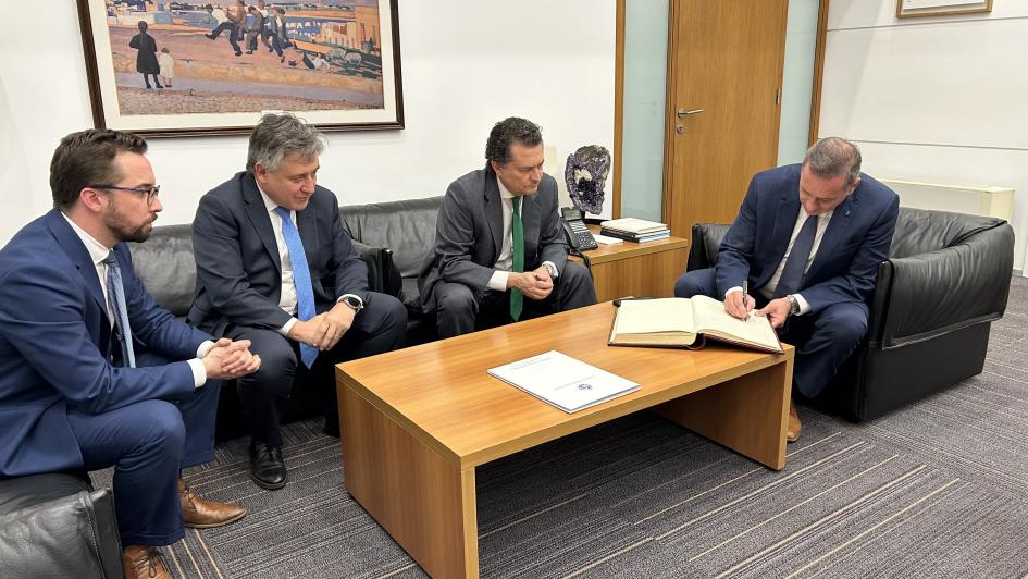 Firma como canciller en Torre Ejecutiva el 6 de noviembre Firma como canciller en Torre Ejecutiva el 6 de noviembre