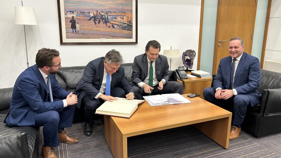 Firma como canciller en Torre Ejecutiva el 6 de noviembre Firma como canciller en Torre Ejecutiva el 6 de noviembre