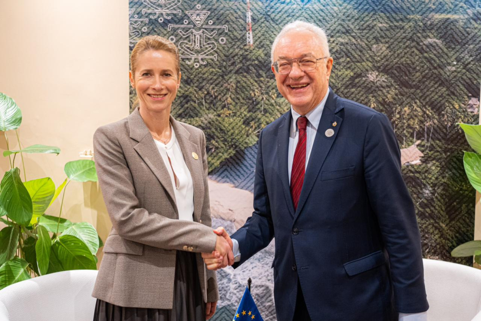 Alta Representante de la UE para Asuntos Exteriores Kaja Kallas y Canciller Mario Lubetkin