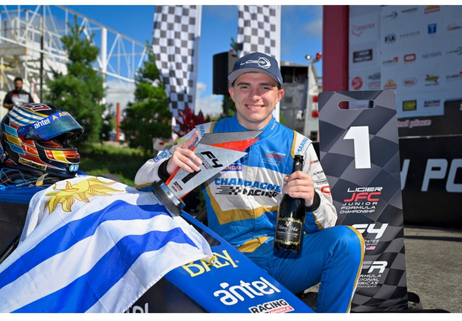 Participación uruguaya en el Fórmula 4 US Championship en Ontario, Canadá piloto uruguayo Gaston Irazu