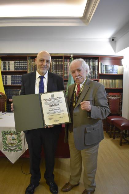 Ceremonia de designación como Miembro Miembro Honorario de la Academia Ceremonia de designación como Miembro Miembro Honorario de la Academia