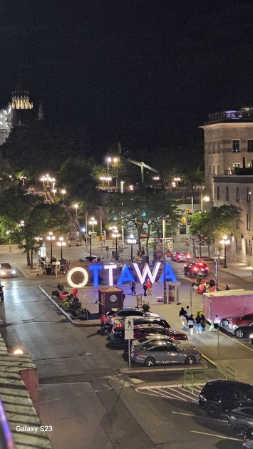 Iluminación de las letras de Ottawa. Iluminación de las letras de Ottawa