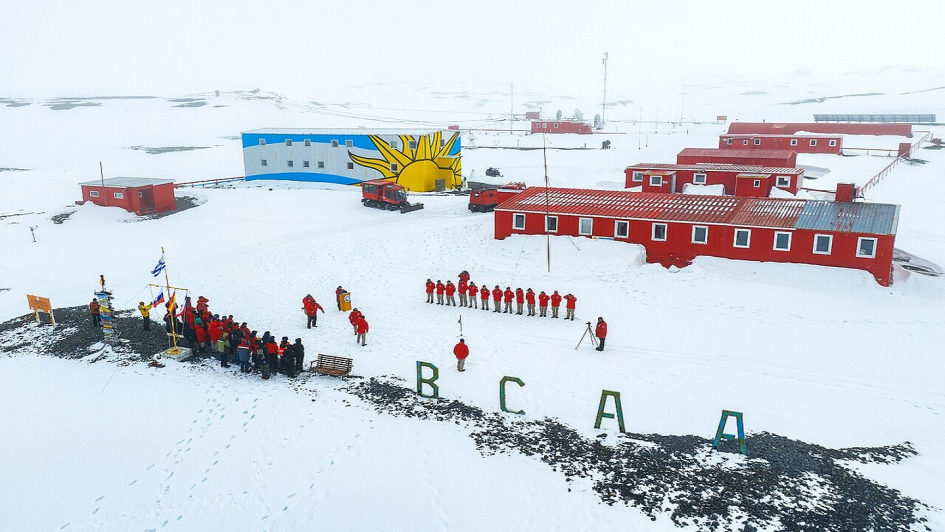 Base Científica Antártica Artigas (BCAA) en la Antártida 