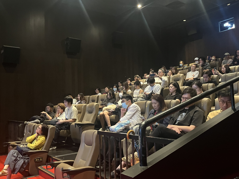 Público durante la proyección de Ponsonbyland en Hong Kong Público durante la proyección de Ponsonbyland en Hong Kong