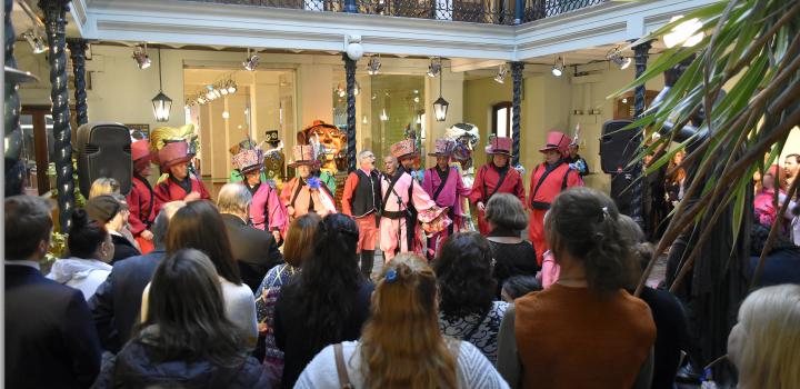 Presentación de murga "La del Collazo" en Inauguración de la muestra "Arte, Creación y Sentimiento” Presentación de murga "La del Collazo" en Inauguración de la muestra "Arte, Creación y Sentimiento”