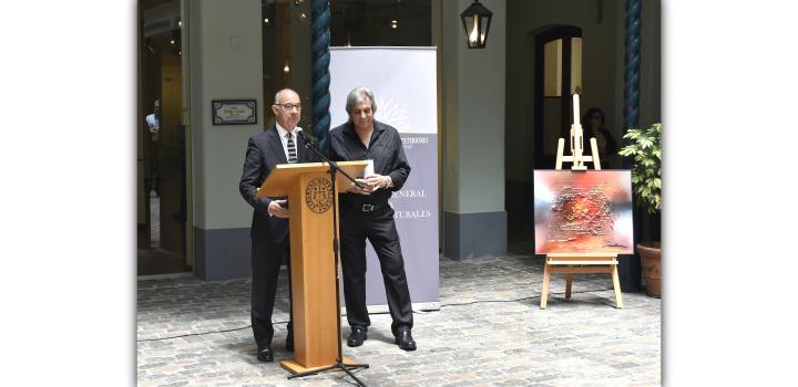 Director General para Asuntos Culturales, Embajador Ricardo Varela - Inauguración de la muestra "Otros Mundos"