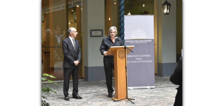 Artista Ángel Caballero - Inauguración de la muestra "Otros Mundos"