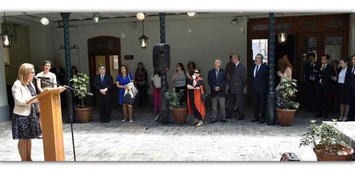 Directora General de Secretaría de la Cancillería, Embajadora Ana Teresa Ayala - Inauguración de muestra "Ellas: raíces y ramas"