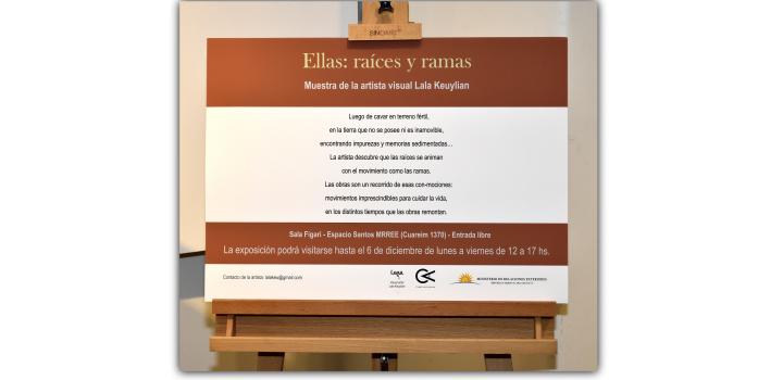 Inauguración de muestra "Ellas: raíces y ramas"