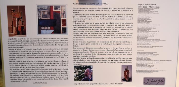 Inauguración de la muestra "Entre Palos y Soles" en Sala Figari Inauguración de la muestra "Entre Palos y Soles" en Sala Figari