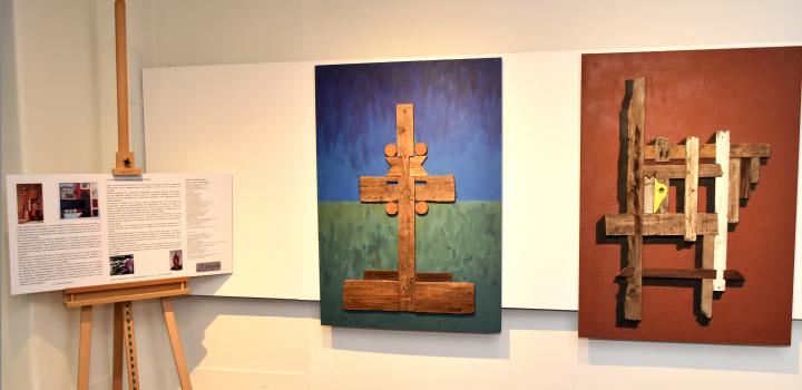 Inauguración de la muestra "Entre Palos y Soles" en Sala Figari Inauguración de la muestra "Entre Palos y Soles" en Sala Figari