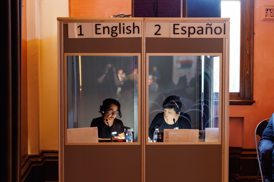 El evento contó con traducción simultánea Foto: Lost In Books/Bee Elton Foto: Lost In Books/Bee Elton
