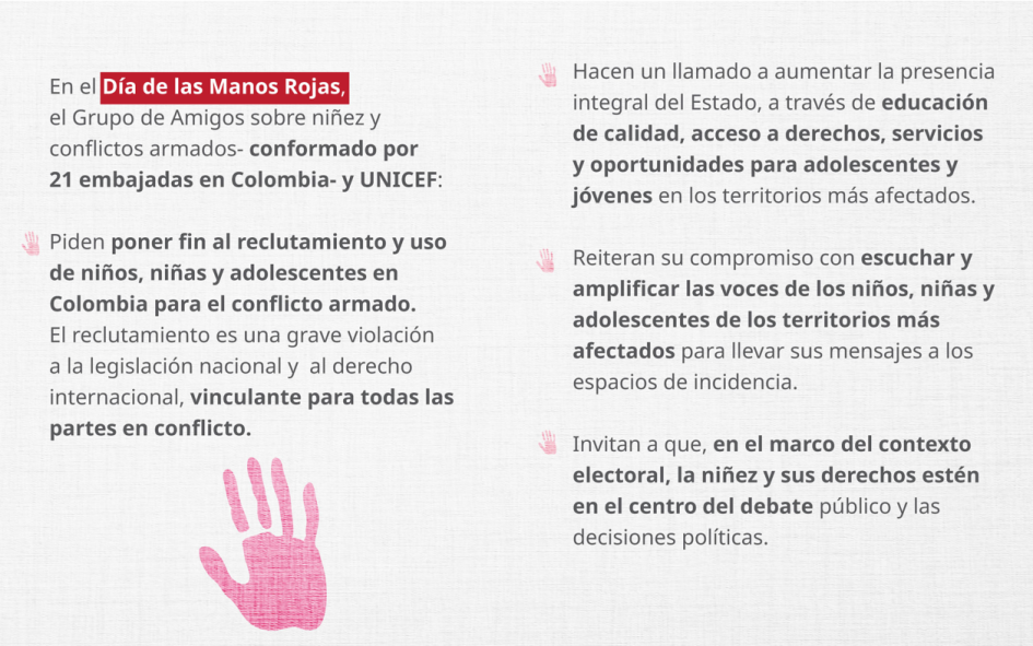 #DíaDeLasManosRojas