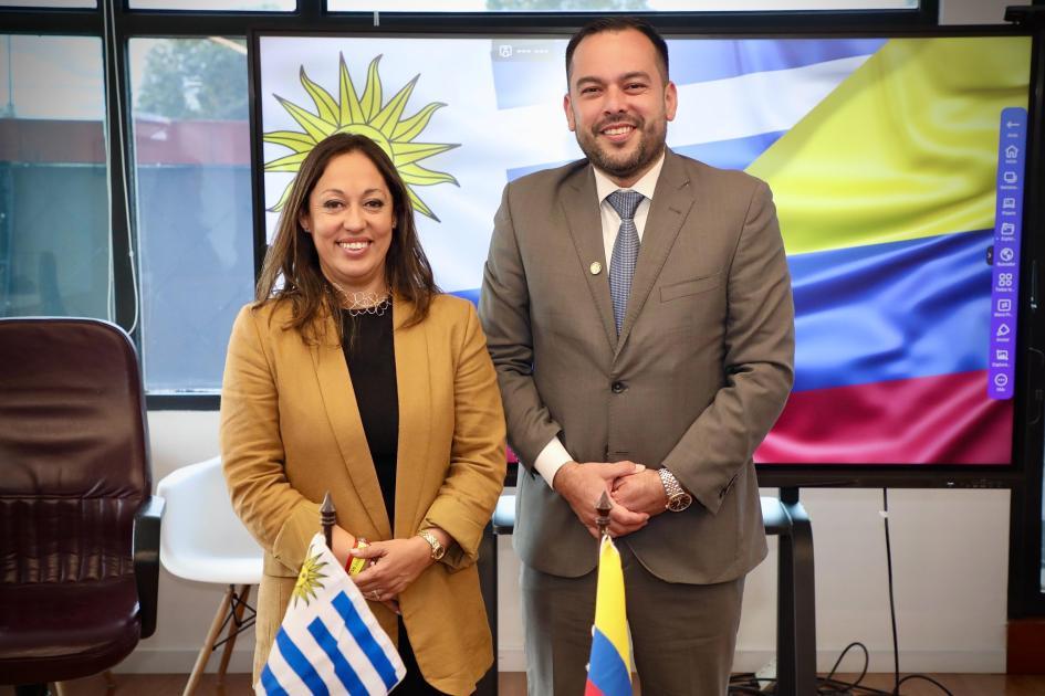 Ministra Fernanda Cardona y Ministro Edwin Palma Ministra Fernanda Cardona y Ministro Edwin Palma