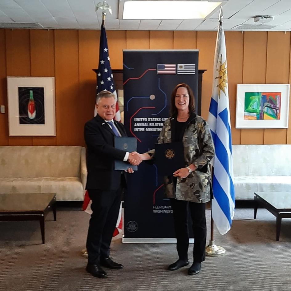 Ministro Paganini preside la delegación de Uruguay en diálogo de alto nivel con los Estados Unidos Ministro Paganini preside la delegación de Uruguay en diálogo de alto nivel con los Estados Unidos