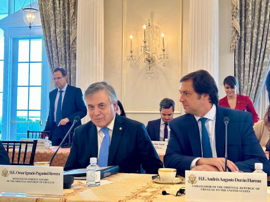 Paganini llamó a profundizar integración comercial y de inversiones en la Reunión Ministerial de la Paganini llamó a profundizar integración comercial y de inversiones en la Reunión Ministerial de la