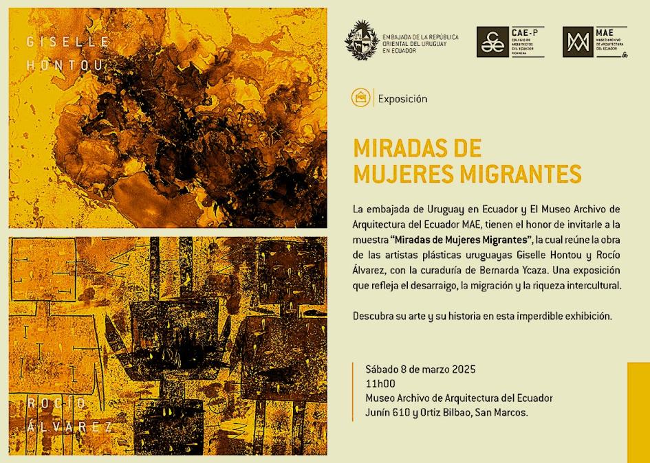 Muestra "Miradas de Mujeres Migrantes" En conmemoración al "Dia Internacional de la Mujer"