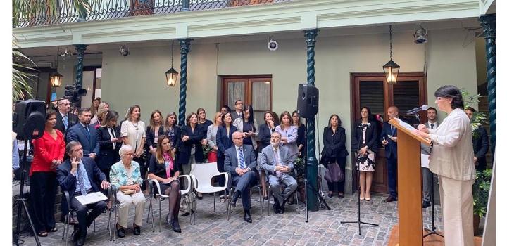 Inauguración de la muestra "Mujeres uruguayas en el sistema multilateral de las Naciones Unidas, ayer y hoy"