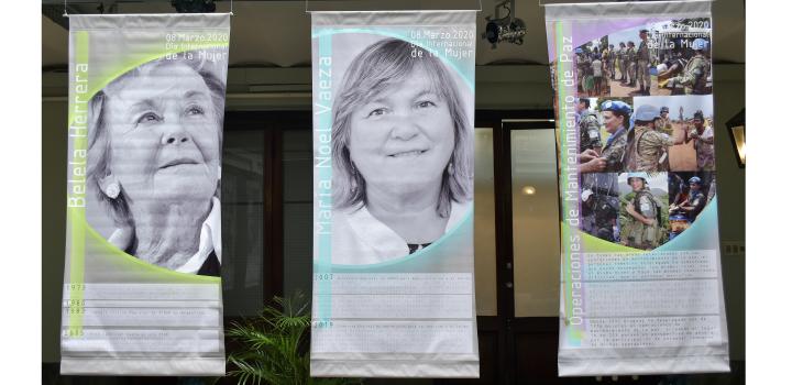 Inauguración de la muestra "Mujeres uruguayas en el sistema multilateral de las Naciones Unidas, ayer y hoy" Inauguración de la muestra "Mujeres uruguayas en el sistema multilateral de las Naciones Unidas, ayer y hoy"