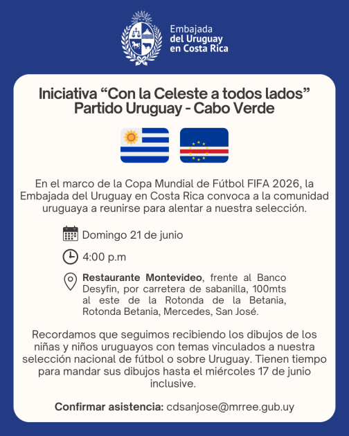 Partido Uruguay - Cabo Verde