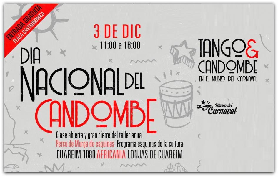 Día Nacional del Candombe, la Cultura Afrouruguaya y la Equidad Racial. Día Nacional del Candombe, la Cultura Afrouruguaya y la Equidad Racial.