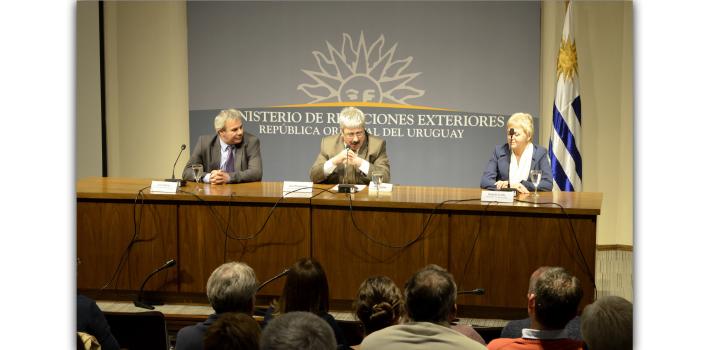 Sr. Subsecretario de Relaciones Exteriores, Embajador Ariel Bergamino - Presentación de libro “Memoria Social Uruguay tú eres parte, no te quedes aparte”