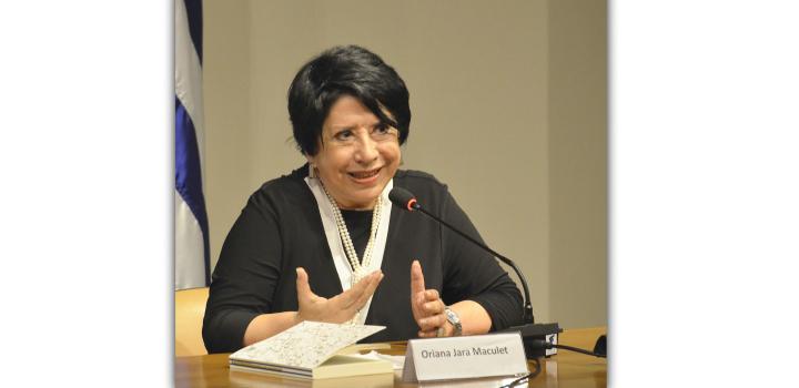 Sra. Oriana Jara - Presentación de libro “Memoria Social Uruguay tú eres parte, no te quedes aparte”