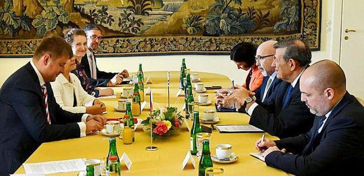 Canciller Nin Novoa se reúne con su par de República Checa, Tomás Petricek Canciller Nin Novoa se reúne con su par de República Checa, Tomás Petricek