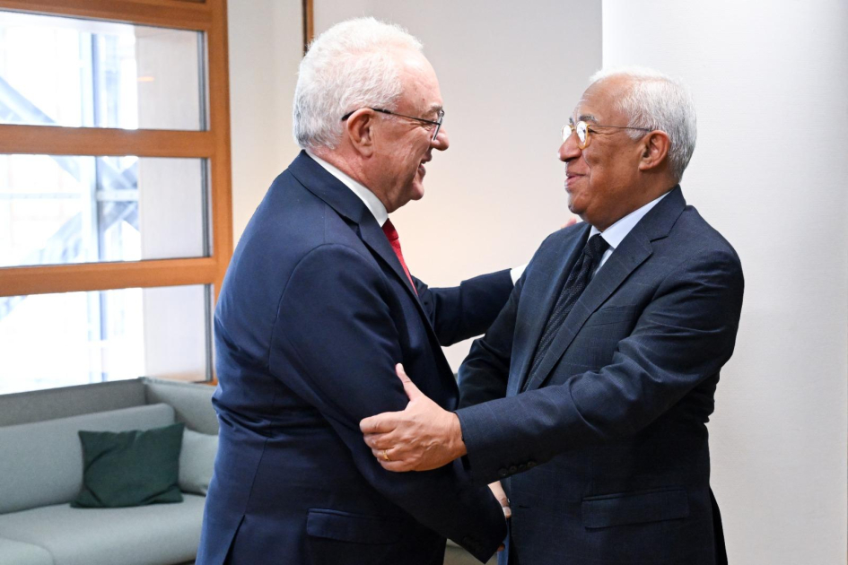 Ministro Mario Lubetkin y António Costa