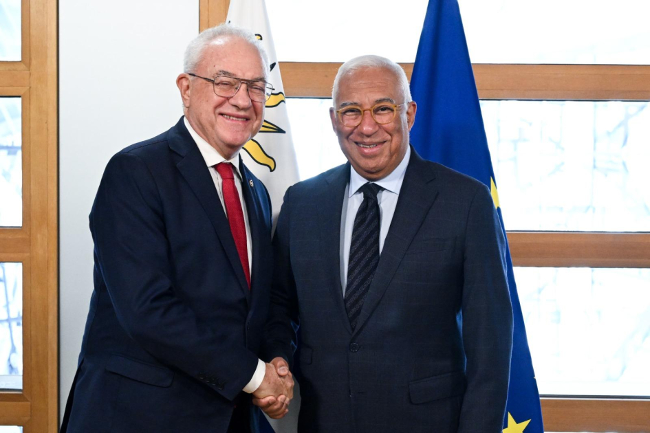 Ministro Mario Lubetkin y António Costa