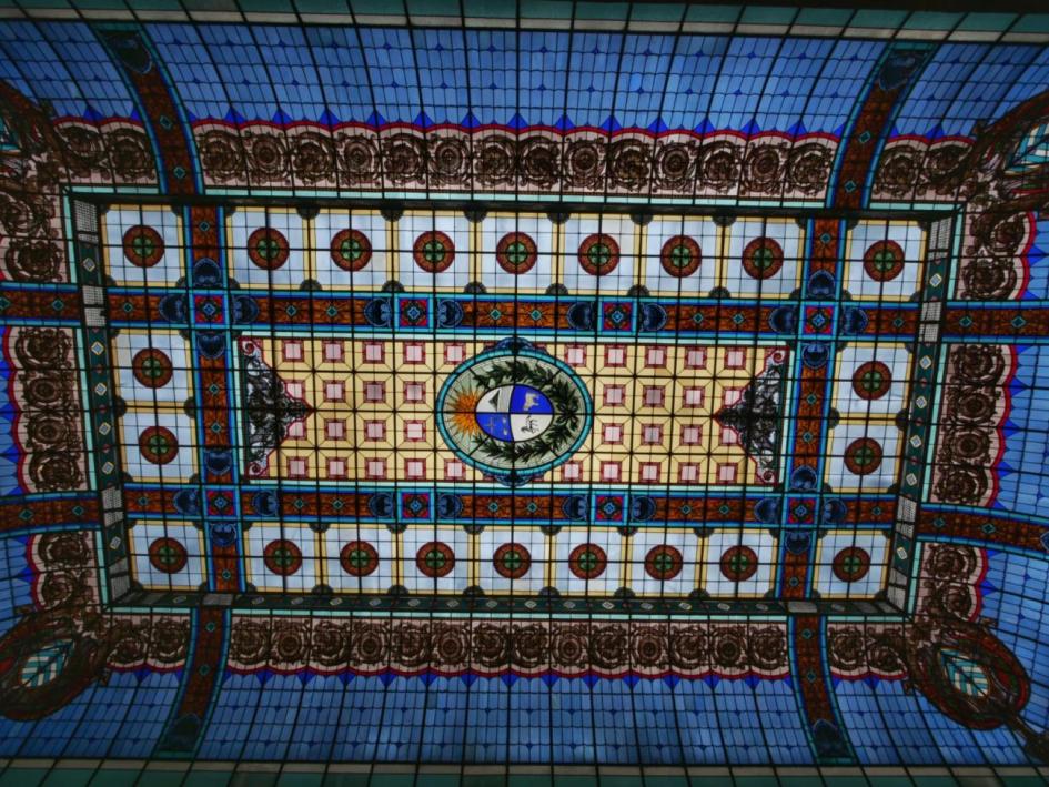 Vitral del Palacio Santos