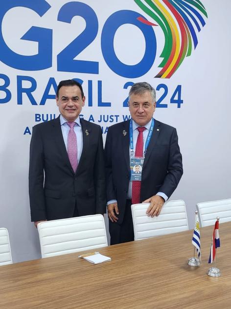 Reunión Canciller Paganini con Canciller de Paraguay Reunión Canciller Paganini con Canciller de Paraguay
