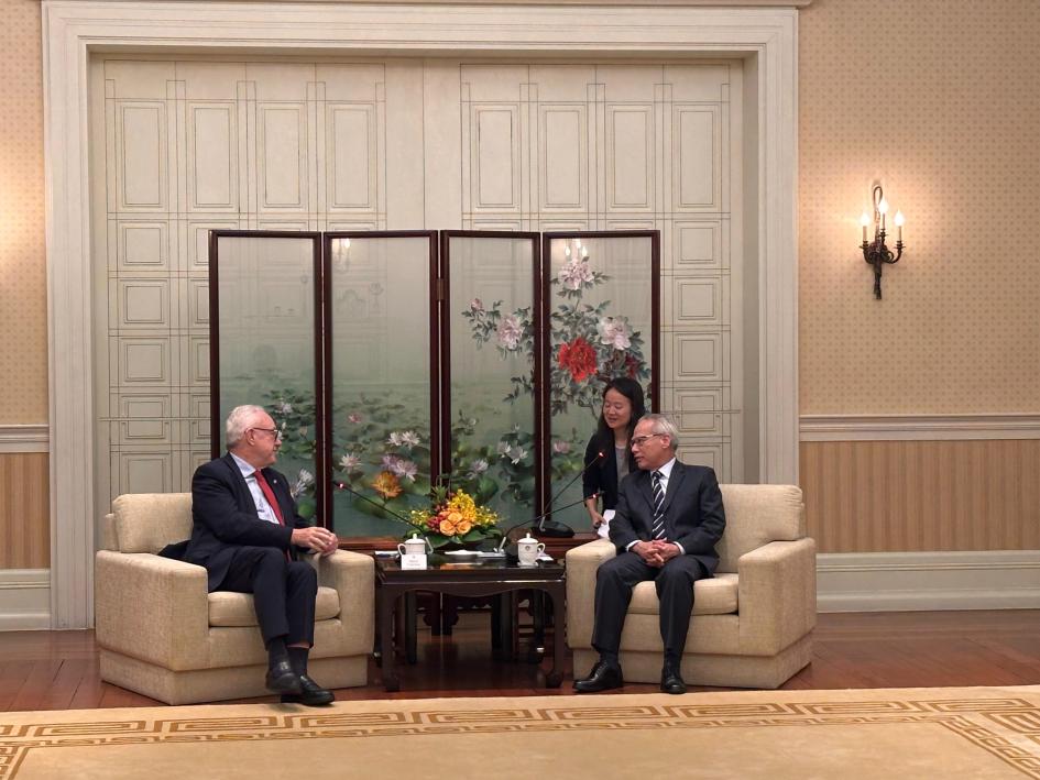 Audiencia con el jefe ejecutivo de la Región Administrativa Especial de Macao, Sam Hou Fai Audiencia con el jefe ejecutivo de la Región Administrativa Especial de Macao, Sam Hou Fai